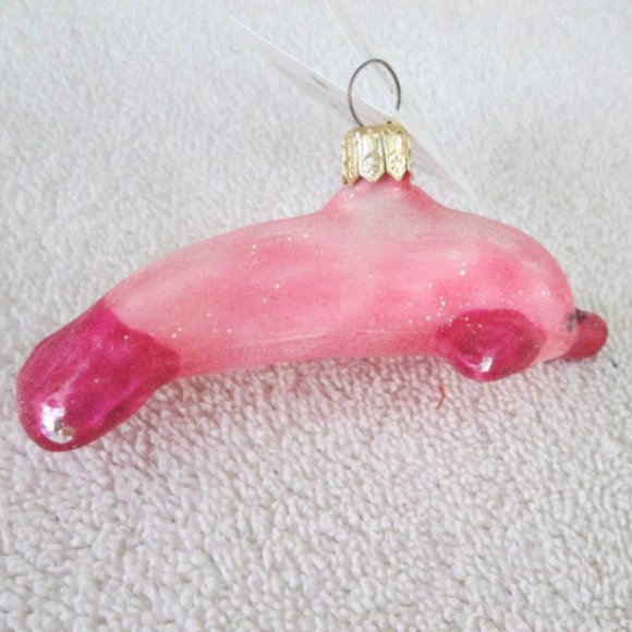Christopher Radko Christmas Ornament 1998 Dolphin Frost $98-002-0 - Picture 3 of 9
